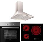 Teka Inox Elektirikli Ankastre Set (Df 60 Davlumbaz - Tt 6315 Ocak -He 715 Ss Fırın)