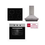 Teka Milano Ankastre Set (to 663 Ss + Kbc 64710 Tcs Bk + Acw 63020 Kos Ix) Gri