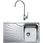 Teka Nerissa 50B Mikro Keten Sol Evye+ Teka Inca Krom Batarya Set
