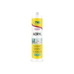 Teka Silikonize Mastik Acryrub Beyaz 500GR. Silikonize Akrilik Mastik