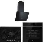 Teka Siyah Ankastre Set (Hlb 840 Ss - Hf Lux 70 5g - Teka Tvt 60.1)