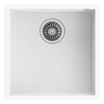 Teka Square 40x40 Tezgah Altı Granit Evye Beyaz