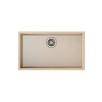Teka Square 72.40 TG Tek Hazneli Tezgahaltı Damlalıksız Avena Grey Evye