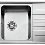 Teka Stage 60 B 1.5 Gözlü Sağ Damlalıklı Tezgah Üstü Paslanmaz Çelik Eviye