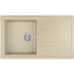 Teka - Stone 50 B-tg Topasbeige - Ankastre Granit Eviye - Bej - 86 Cm - 115330018