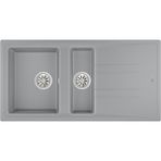 Teka - Stone 60 B-tg Metallic Grey - Ankastre Granit Eviye - Metalik Gri - 100 Cm - 115360000