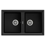 Teka Stone 90 B-tg CARBON Granit Eviye 115260001 Siyah