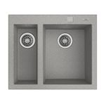 Teka TEKA FORSQUARE 590 TG STONE GREY GRANİT EVİYE 115260020 Gri