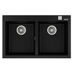 Teka TEKA FORSQUARE 790 TG BLACK GRANİT EVİYE 115260014 Siyah