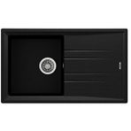 Teka TEKA STONE 50 B-TG METALLİC BLACK GRANİT EVİYE 115330017 Siyah