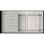Teka TEKA ZENIT RS15 1D SOL DAMLALIKLI ÇELİK EVİYE 115130002 Gümüş