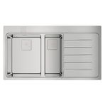 Teka Zenit Rs15 1½B 1D Auto Sag Paslanmaz Celik Eviye