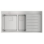 Teka Zenıt Rs15 1d Sağ damlalıklı Çelik Eviye 115130000 Gümüş