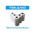 Tekamo 56x16 Termal Pos Yazarkasa Rulosu 5 Adet