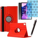Tekamo Lenovo Tab M10 Plus Tb 125FU 3 Nesil Uyumlu Kılıf Ekran Koruyucu ve Kalem Set - Kırmızı