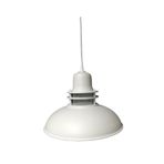 TEKAY AYDINLATMA Siyah Beyaz Kırmızı yeşil Metal Fener Avize Tekli Sarkıt Mutfak Çocuk Odası Genç Odası Salon Avize BEYAZ 32 x 24