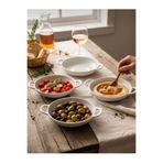 Tekbir 6 LI YUVARLAK MEZE TABAĞI 15*12 CM