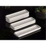 Tekbir Porselen 1 Adet Porselen Sunum Servis Tabağı 28X7.3X2(H) cm