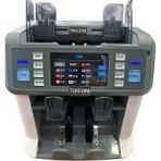 Tekcom AL955 2 Katlı Çift Cıslı Para Sayma Makinesi - Gri