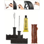 Tekerlek Lastik Tubeless Için Tamir Seti Kiti Fitil ve Solüsyon 6 Parça Acil Yardım Ekipmanı Seti