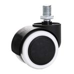 Tekerlekler Tekerlekler, Ofis Koltuğu 360 Derece Döner Döner Tekerler Masa Tekerleri Yedek Tekerlekler Tekerlekler Bileşen Kasnak 48mm (Çizik/Gürültü Yok) (1 adet) (1 adet)