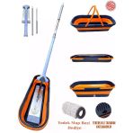 TEKERLEKLİ KATLANIR KOVA VE ÜST KALİTE KENDİNDEN SIKMALI MOP TAKIMI