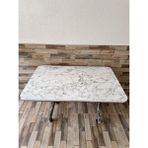 Tekerlekli Orta Sehpa, Tekerlekli Sehpa, Pratik Orta Sehpa,krom 70X110CM Masa, Tekerli Sehpa - BEYAZ