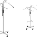 Tekerlekli Ufi Orta Stand Askılık (Eşek) elbise askısı YFG-25