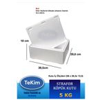 tekim temizlik ve ambalaj Strafor Beyaz Köpük Kutu 5kg