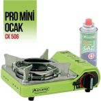 Tekli Çantalı Mini Portatif Ocak - Orcamp - Yeşil (CK-506) - Çok Renkli - .