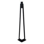 Tekli Dekoratif Metal Firkete Sehpa Ayağı 44 cm Yükseklik