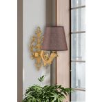 TEKLİ ESKİTME ZAMAK METAL APLİK KAHVERENGİ ŞAPKALI