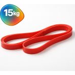 Tekli Fitness Pilates Cross Barfiks Spor Direnç Lastiği Kas Geliştirme Training Bandı Bant 1 Adet - Kırmızı