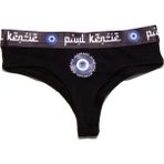 Tekli Kadın Cheeky Külot - Nazar Siyah XL