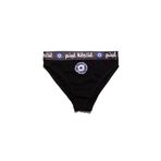 Tekli Kadın Slip Külot - Nazar Siyah XS