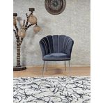 Tekli Krom Kaplama Tel Ayak Papatya Çay Seti Koltuk Tekli Berjer , Balkon, Salon, Ofis, Cafe Koltuk Füme Renk Tek Ebat Beden