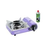 Tekli Mini Portatif Ocak Plastik Çantalı + 1 Adet 227 Ggram Kartuş Gaz - Renkli