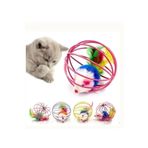 TEKLİ PELUŞ FARE KAFESİ KEDİ OYUNCAĞI
