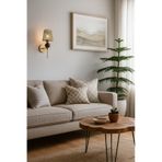 TEKLİ PERGE APLİK ESKİTME STATİK BOYALI KAHVERENGİ RATTAN ŞAPKALI