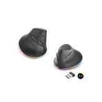 TEKMAKG RGB Dikey Gaming Mouse 7200 DPI Bluetooth Kablosuz ve Kablolu 3 Modlu Ergonomik Fare