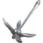 Tekne Çapası. 4 Kg. Şemsiye Çapa. Açılır Kapanır. Galvaniz Bot Çapası