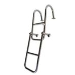 TEKNE MERDİVENİ KATLANABİLİR 2+2 KROM TUTAMAKLI 103cm