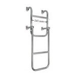 TEKNE MERDİVENİ KATLANIR 2+2 KROM 85cm
