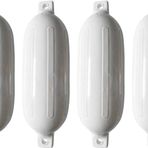 Tekne Pedi 4'lü Paket Tekne Tamponu Bağlama için, Marine Oval Mooring Çamurluk, Evrensel Uyumlu Tekne Aksesuarları, Bağlama için, Beyaz, 40 x 11 cm