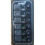 Tekne Sigorta Paneli 6'Li. Cam Sigortali. Dikey Model