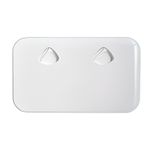TEKNE VE KARAVAN İÇİN PLASTİK KAPAK BEYAZ 355x603 mm