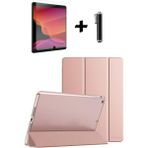 TEKNETSTORE Apple Ipad 8. ve 9. Nesil 10.2 Inç Uyumlu Tablet Kılıfı Ekran Koruyucu Dokunmatik Kalem Seti - Rose Gold