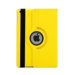 TEKNETSTORE Apple iPad Air 13 inç 2024 M2 ile Uyumlu 360° Dönebilen Uyku Modlu Standlı PU Deri Tablet Kılıfı, Sarı