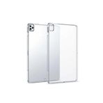 TEKNETSTORE Apple iPad Pro 12.9 inç M2 Çip 2022 6. Nesil ile Uyumlu Tablet Kılıfı, Lux Silikon, Şeffaf