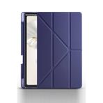 TEKNETSTORE Honor Pad 9 ile Uyumlu 12,1 İnç Tablet Kılıfı, Katlanır Kalemlikli Standlı Uyku Modlu Akıllı Kapak, Lacivert